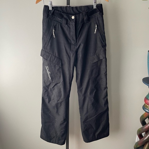 Salomon Fantasy ll Pants Waterproof Snow Pant Insulated Women’s Size Small - Picture 1 of 9
